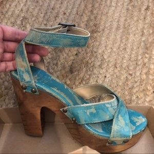 BedStu Madeline Cobbler Sandals / Heels - Size 8